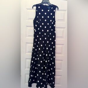 Ralph Lauren Black Dress with White Polka Dots